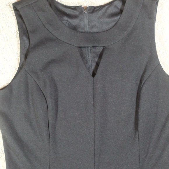 IZ Byer Size 5 Black & Tan Fit & Flare Cocktail Dress - Picture 4 of 6